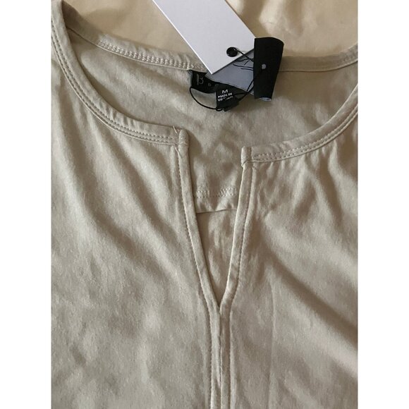 Bobeau Collection 100% Cotton Beige Blouse Top Sleeveless Size M - Picture 8 of 14